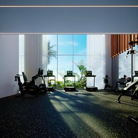 Bm - 3 Pools-gym-ac-huge Balcony Sea View 公寓 *